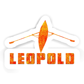 Sticker Leopold Rowboat Image