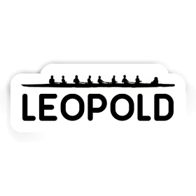 Leopold Autocollant Bateau à rames Image