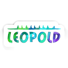 Sticker Leopold Ruderboot Image