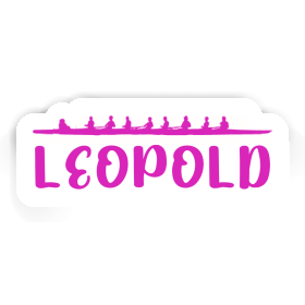 Sticker Leopold Ruderboot Image