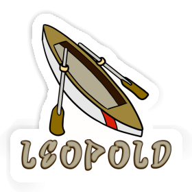 Sticker Ruderboot Leopold Image