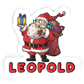 Autocollant Père Noël Leopold Image