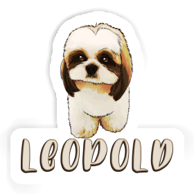 Leopold Aufkleber Shih Tzu Image