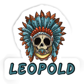 Baby-Skull Sticker Leopold Image