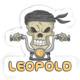 Sticker Motorbike Rider Leopold Image