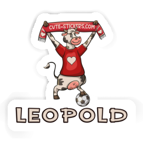 Sticker Leopold Cow Image