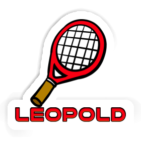 Sticker Tennisschläger Leopold Image