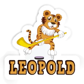 Ice-Hockey Player Sticker Leopold Image