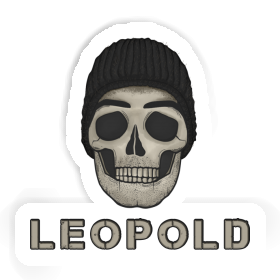 Leopold Sticker Totenkopf Image