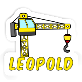 Sticker Turmdrehkran Leopold Image