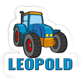 Sticker Tractor Leopold Image