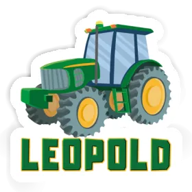 Tracteur Autocollant Leopold Image