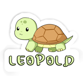 Sticker Leopold Turtle Image