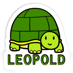 Leopold Aufkleber Schildkröte Image