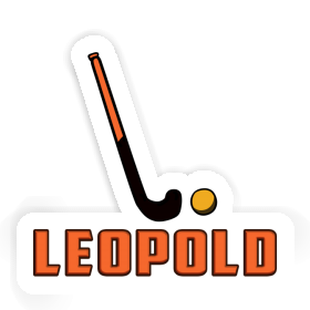 Sticker Floorball Stick Leopold Image