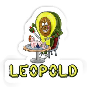 Avocado Sticker Leopold Image