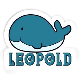 Autocollant Leopold Baleine Image