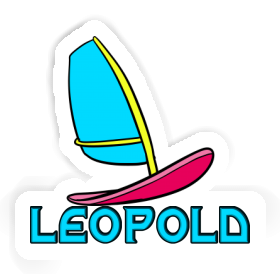 Windsurf Board Sticker Leopold Image