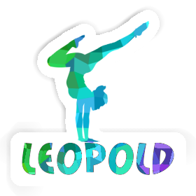 Leopold Sticker Yoga Woman Image