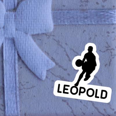 Sticker Basketballspieler Leopold Laptop Image