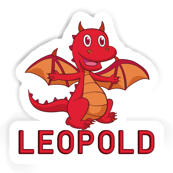 Autocollant Bébé dragon Leopold Image