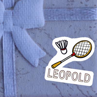 Autocollant Leopold Raquette de badminton Laptop Image