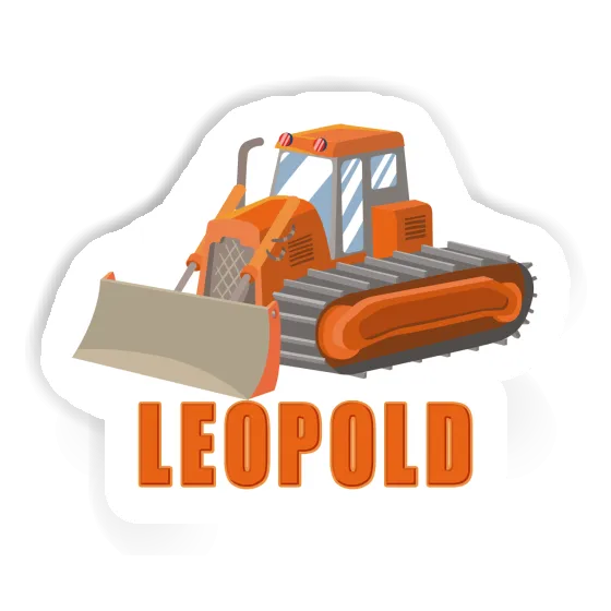 Sticker Excavator Leopold Image