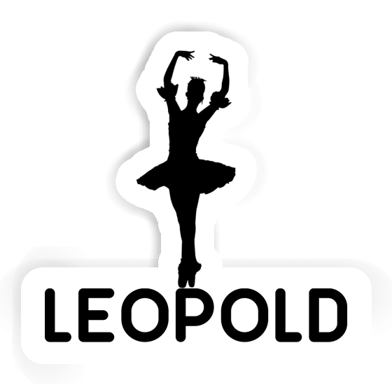 Sticker Leopold Ballerina Gift package Image