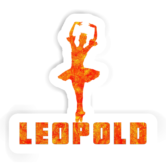 Ballerina Sticker Leopold Image