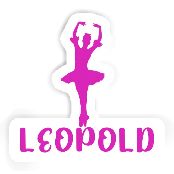 Sticker Ballerina Leopold Notebook Image