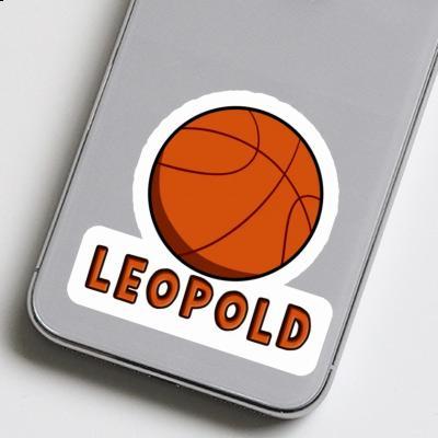 Leopold Autocollant Basket-ball Notebook Image