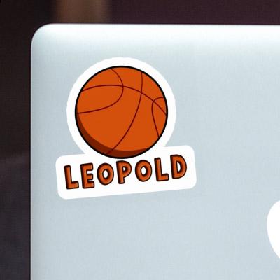 Leopold Sticker Basketball Notebook Image