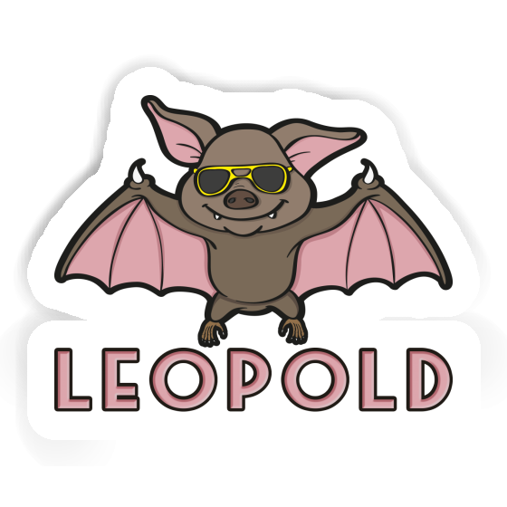 Bat Sticker Leopold Notebook Image