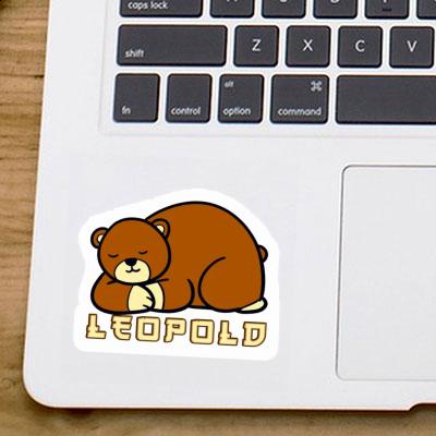 Leopold Sticker Bear Notebook Image