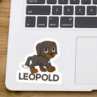 Mountain Dog Sticker Leopold Laptop Image