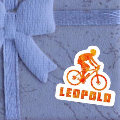 Biker Sticker Leopold Notebook Image