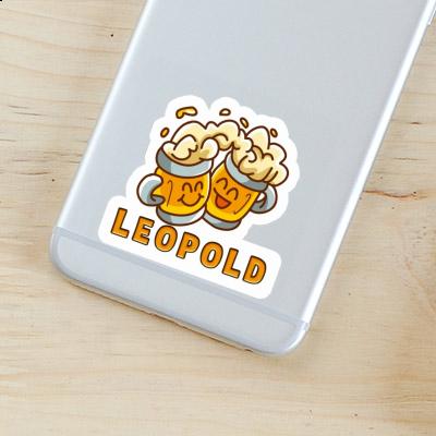 Beer Sticker Leopold Notebook Image