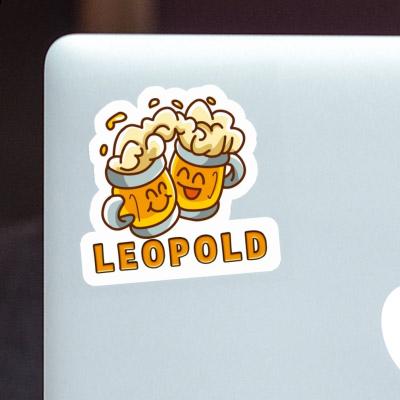 Sticker Leopold Beer Notebook Image