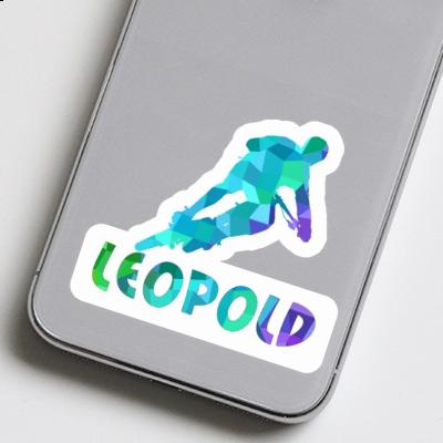 Leopold Sticker Biker Laptop Image