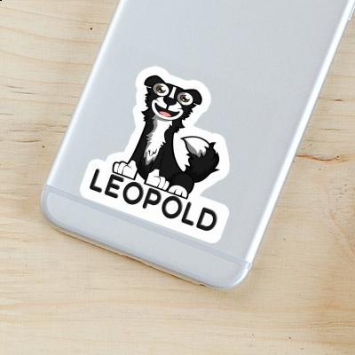 Leopold Sticker Collie Notebook Image