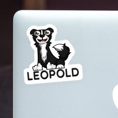 Leopold Sticker Collie Notebook Image