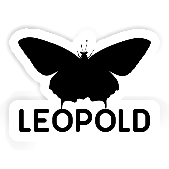 Autocollant Leopold Papillon Notebook Image