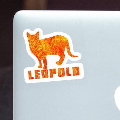 Leopold Sticker Cat Notebook Image