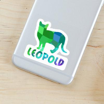 Cat Sticker Leopold Image