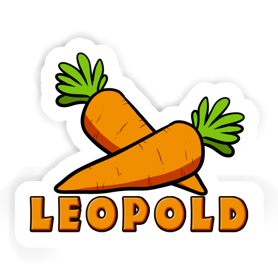 Leopold Sticker Carrot Notebook Image