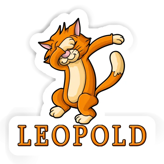 Leopold Aufkleber Katze Image