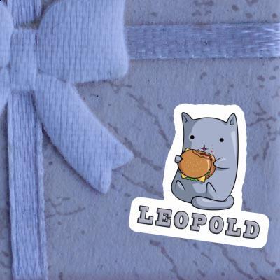 Leopold Autocollant Chat Image