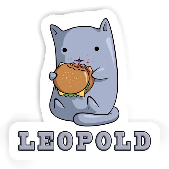 Sticker Leopold Hamburger Notebook Image