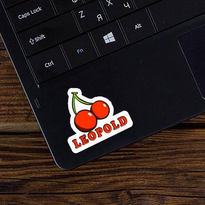 Kirsche Sticker Leopold Laptop Image