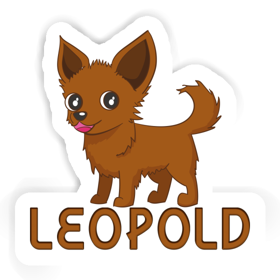 Aufkleber Chihuahua Leopold Image